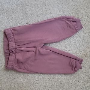 Zara Mauve toddler sweatpants